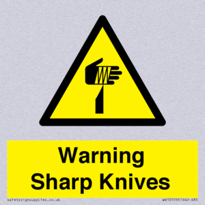 Warning Sharp Knives